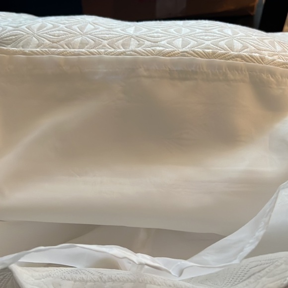 Sophia Christina white beaded tapestry fabric sleeveless shift dress Sz 10 - Picture 7 of 8